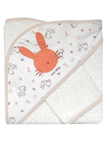 Cape de bain avec gant laurenza eponge