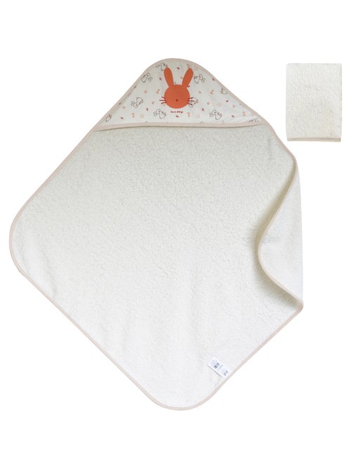 CAPE DE BAIN AVEC GANT LAURENZA EPONGE - Kiabi