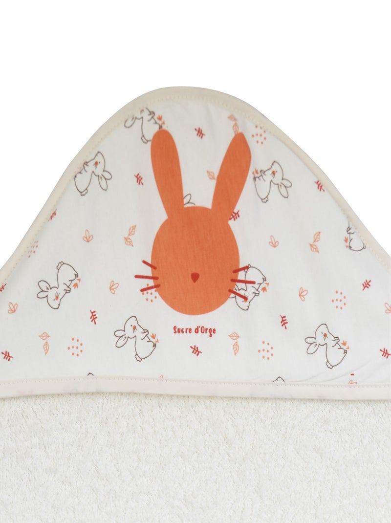 CAPE DE BAIN AVEC GANT LAURENZA EPONGE Beige - Kiabi