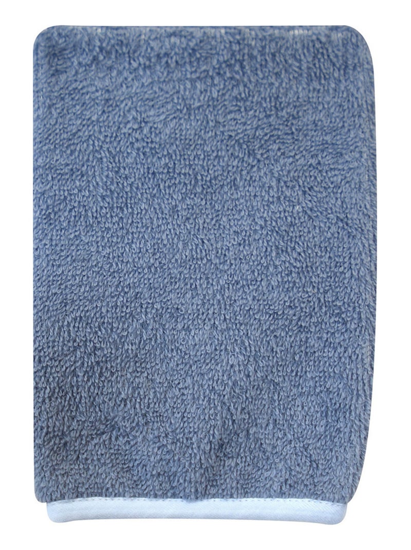 CAPE DE BAIN AVEC GANT MERWANE EPONGE AVEC GANT Bleu - Kiabi