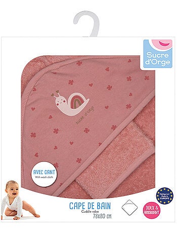 Cape de bain avec gant pavina