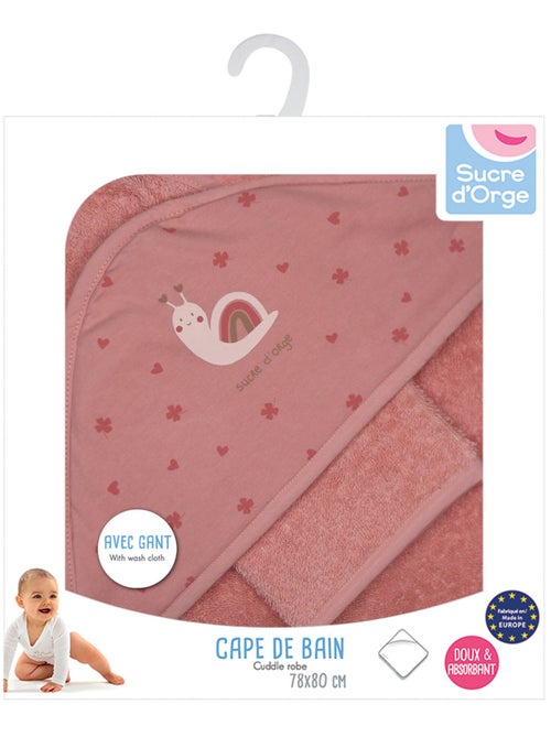 Cape de bain avec gant pavina - Kiabi