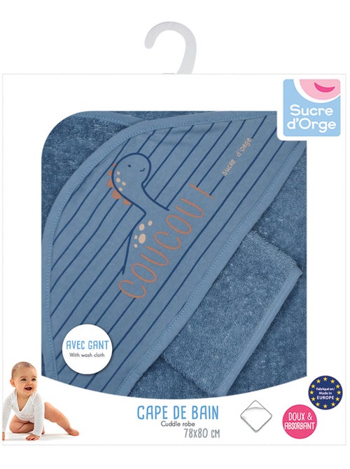 Cape de bain avec gant Pierrino - Kiabi