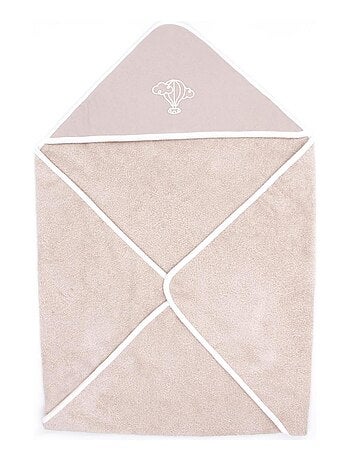 Cape de bain bébé - 100% coton biologique
