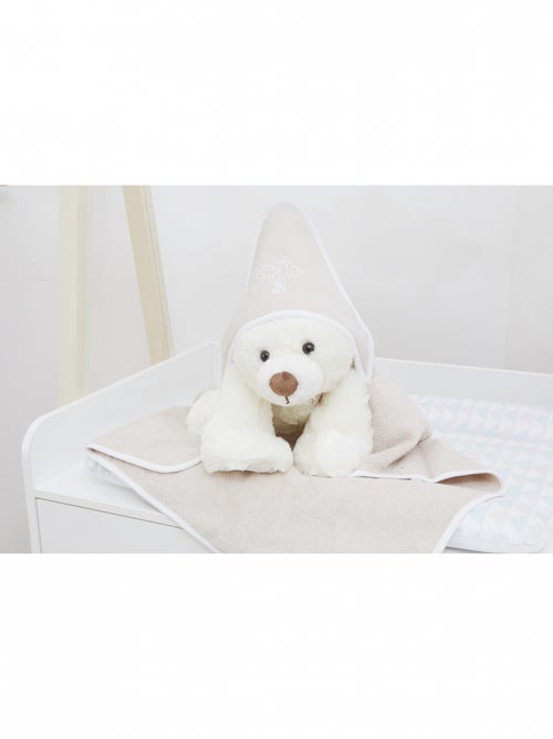 Cape de bain bébé - 100% coton biologique - Kiabi