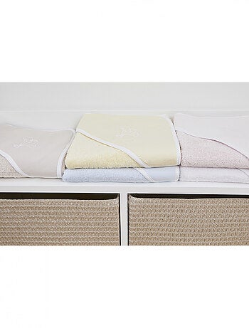 Cape de bain bébé - 100% coton biologique