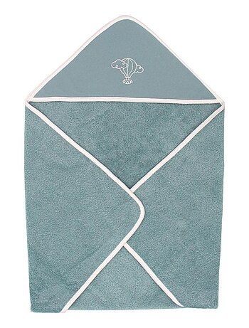 Cape de bain bébé - 100% coton biologique