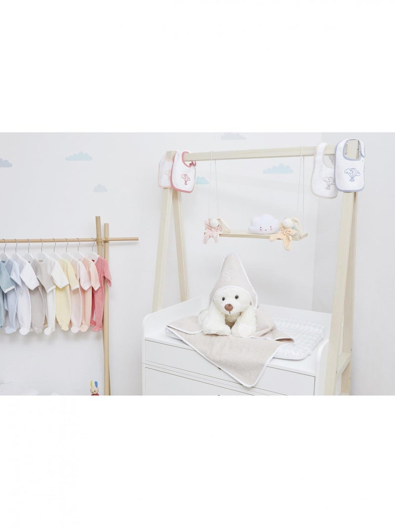 Cape de bain bébé - 100% coton biologique Vert forêt - Kiabi