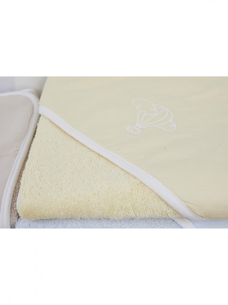 Cape de bain bébé - 100% coton biologique Vert forêt - Kiabi