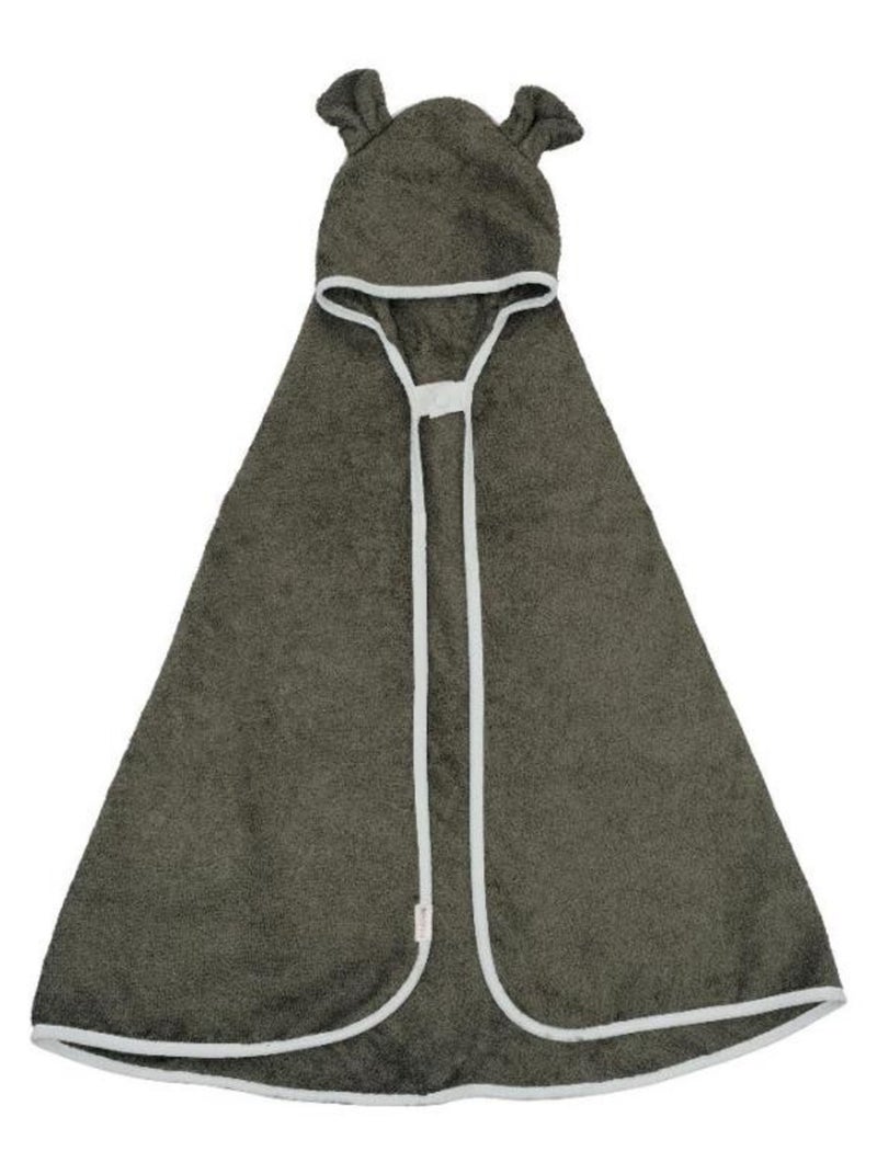 Cape de Bain Bébé Bio Vert Olive Vert - Kiabi
