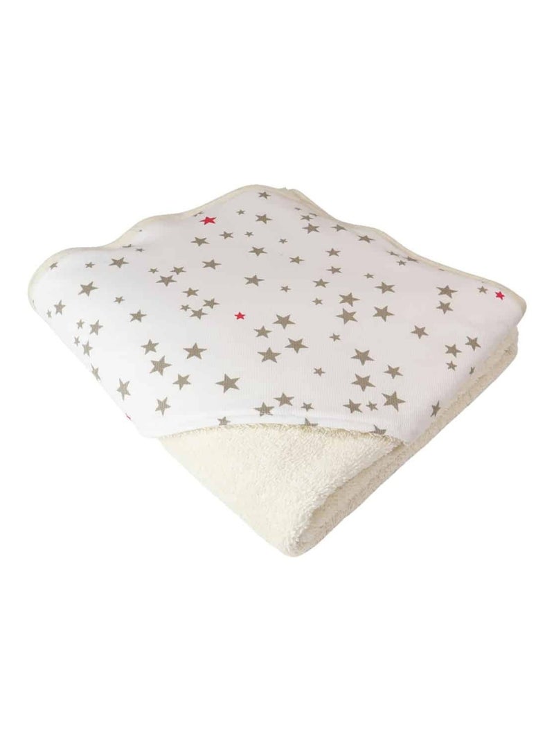 Cape de bain bébé coton éponge ÉTOILE Ecru - Kiabi