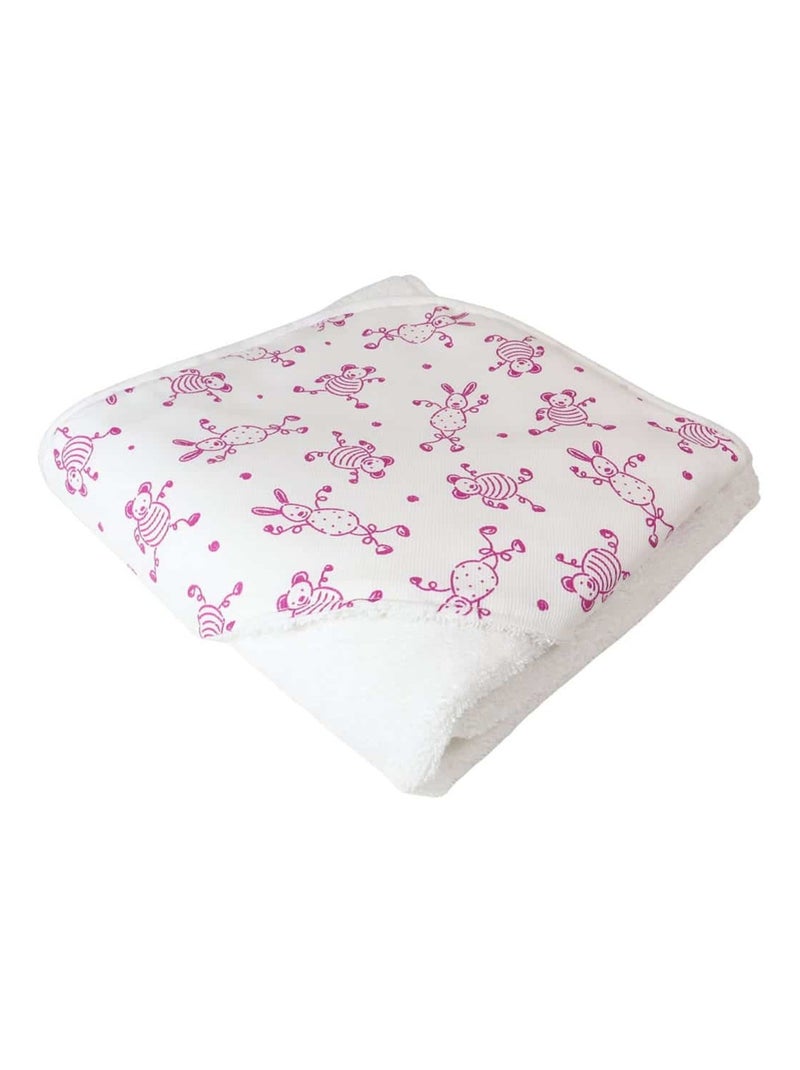 Cape de bain bébé coton éponge TOURNICOQUIN Blanc - Kiabi