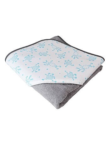 Cape de bain bébé coton éponge TOURNICOQUIN