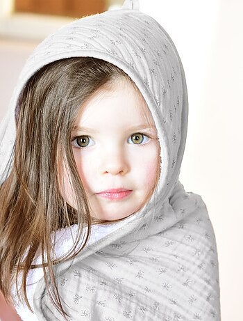 Cape de bain bébé en coton bio GOTS - ROBA 'Lil Planet'