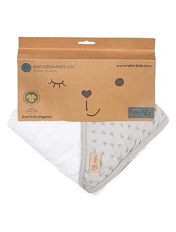 Cape de bain bébé en coton bio GOTS - ROBA 'Lil Planet'