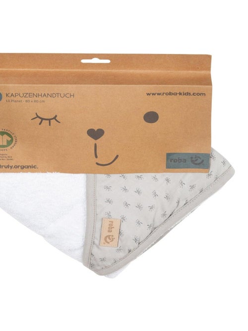 Cape de bain bébé en coton bio GOTS - ROBA 'Lil Planet' - Kiabi