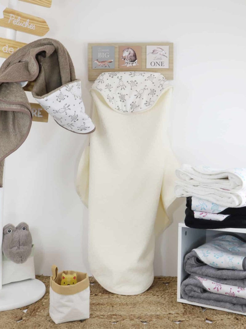 Cape de bain bébé éponge 480gr m²  TOURNICOTIN Blanc - Kiabi