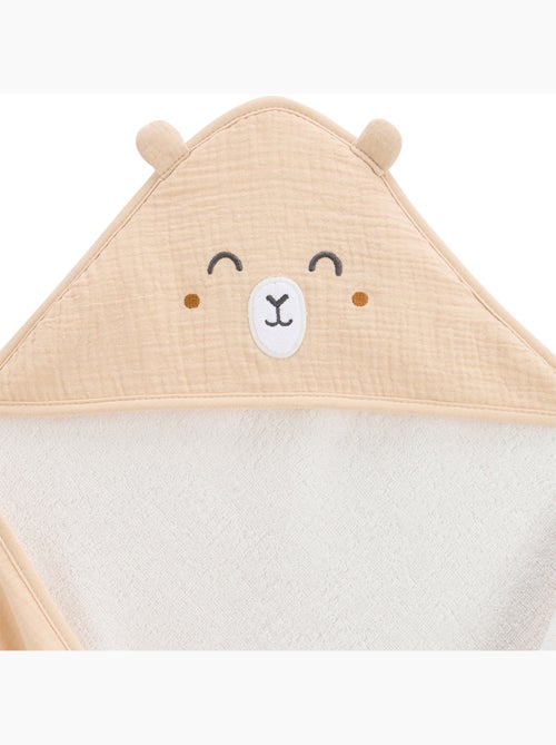 Cape de bain bébé Noisette - Kiabi