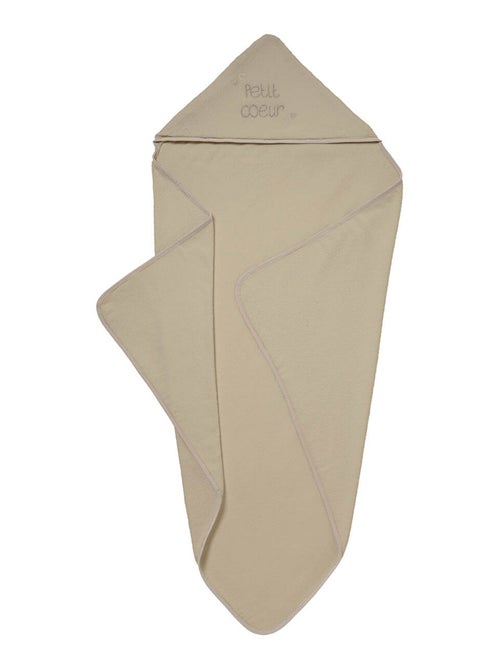 Cape de bain bébé XXL Naissance en Coton Petit Cœur - Kiabi