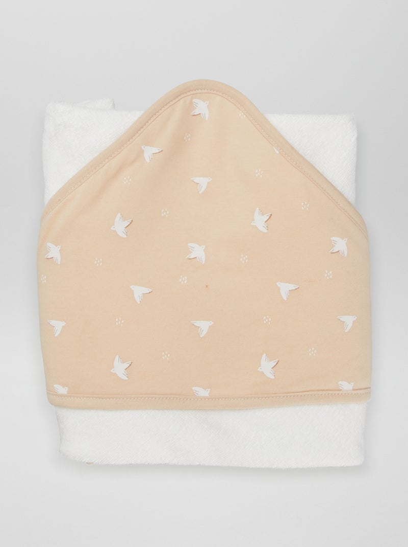 Cape de bain Beige - Kiabi