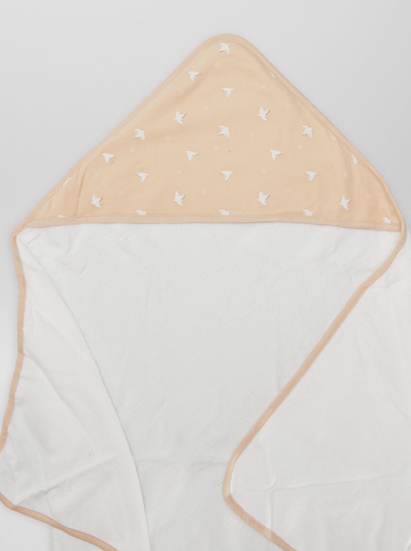 Cape de bain Beige - Kiabi