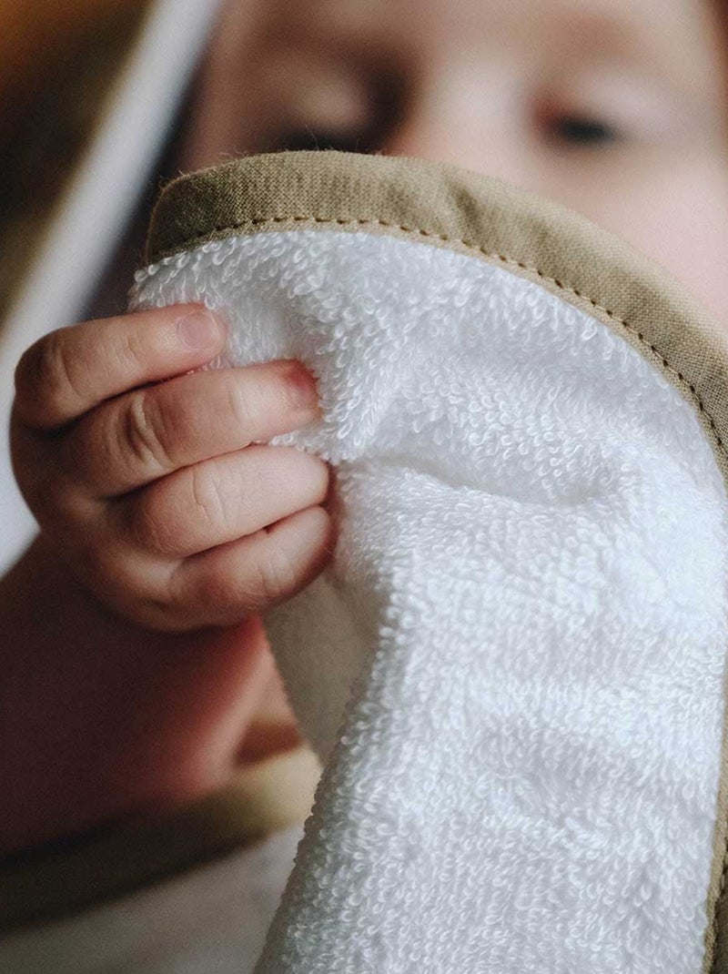 Cape de bain BLANC Blanc - Kiabi