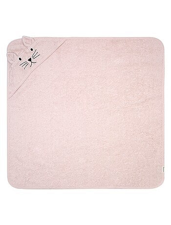 Cape de bain chat en coton