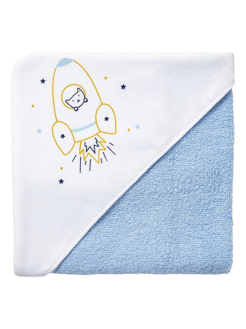 Cape de bain Cosmic 80x80 cm Bleu - Kiabi