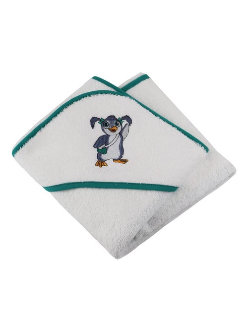Cape de bain coton éponge 400gr m² PINGOUINE - Kiabi