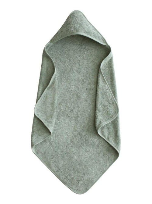 Cape de bain en coton bio Moss - Kiabi