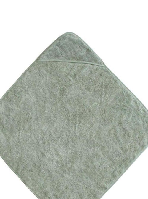 Cape de bain en coton bio Moss - Kiabi