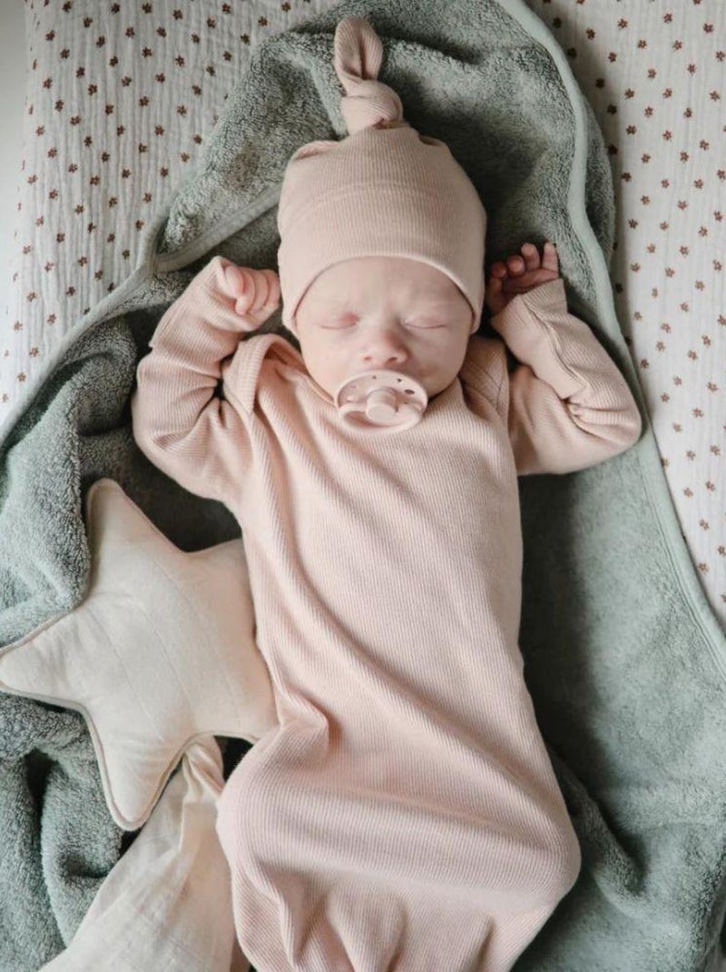 Cape de bain en coton bio Moss Vert - Kiabi