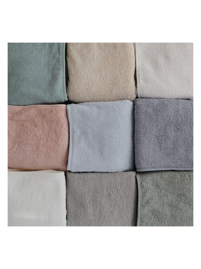 Cape de bain en coton bio Moss Vert - Kiabi