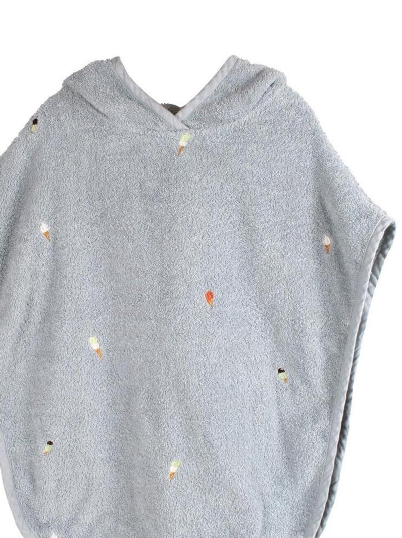 Cape de bain en coton Bleu Bleu - Kiabi