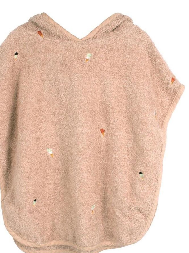 Cape de bain en coton Rose Rose - Kiabi