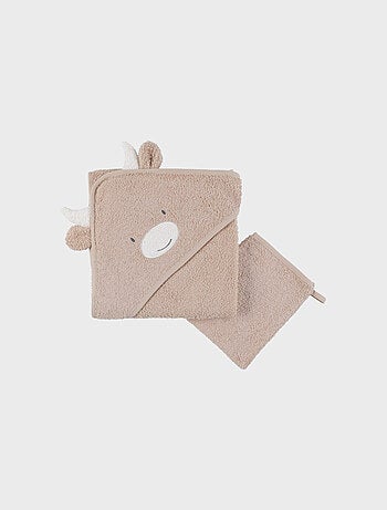 Cape de bain en éponge 75x75 cm Noukie's