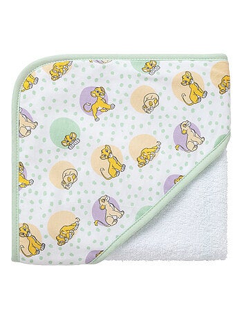 Cape de bain en éponge absorbante 100% coton - Roi Lion Cosy Time - Babycalin