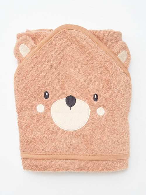 Cape de bain en éponge avec oreilles d'animaux - Kiabi