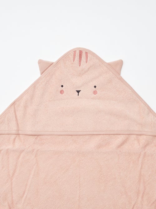 Cape de bain en éponge avec oreilles d'animaux - Kiabi