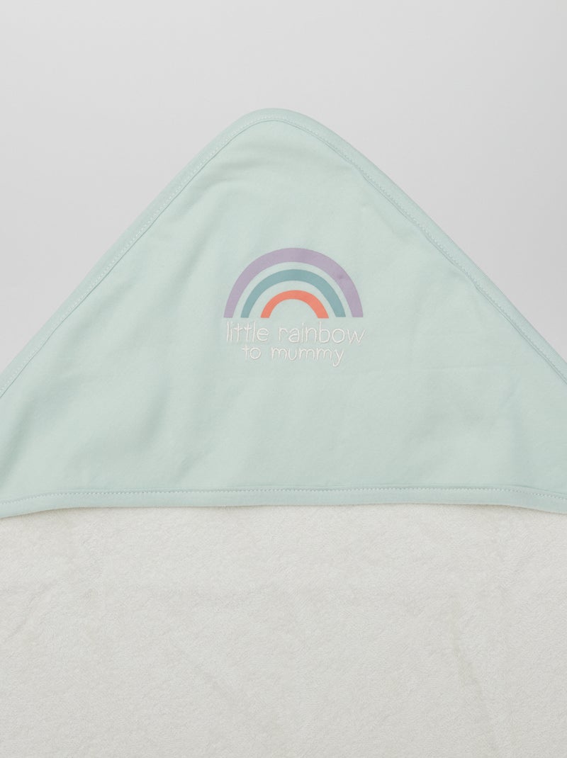 Cape de bain en éponge Bleu - Kiabi