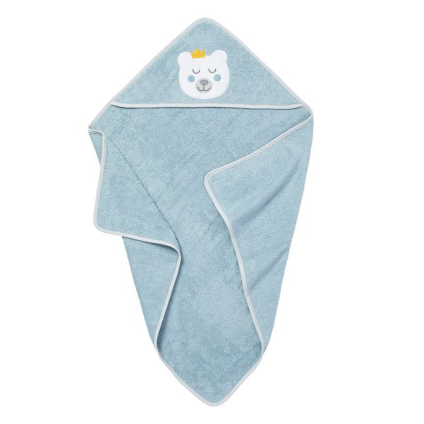 Cape De Bain En Eponge Bebe Fille Bleu Kiabi 16 00