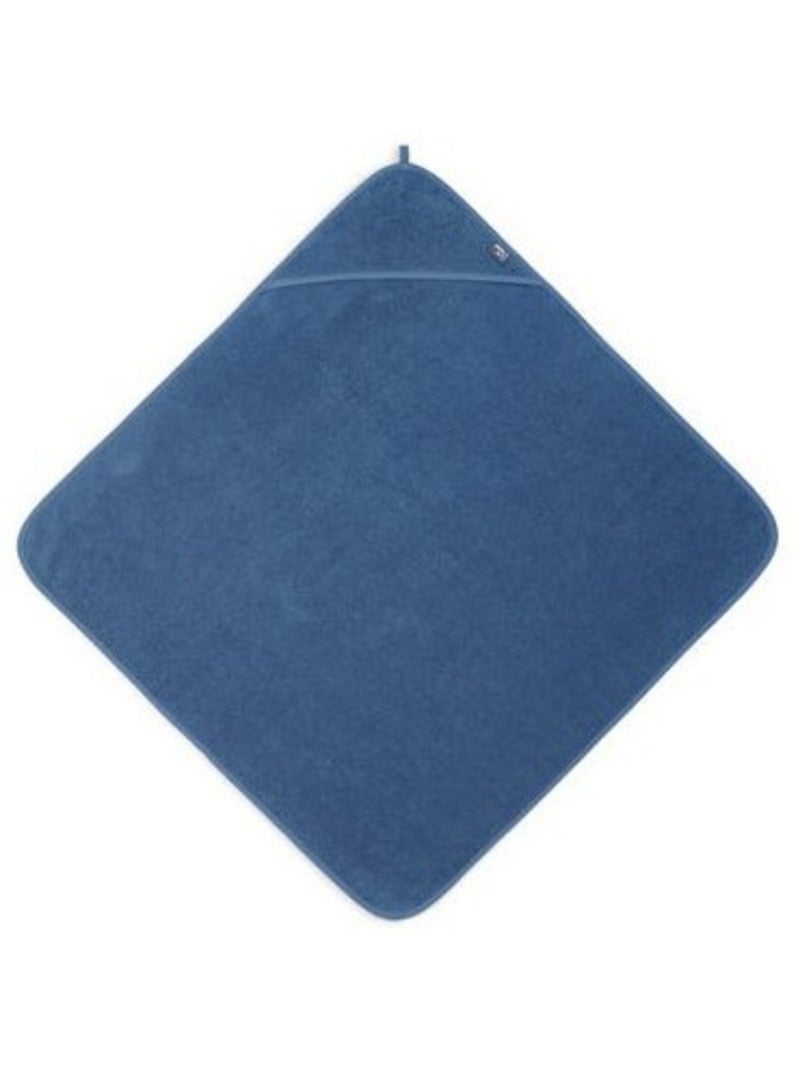 Cape de bain en éponge de coton Jeans Blue (75 x 75 cm) Bleu - Kiabi