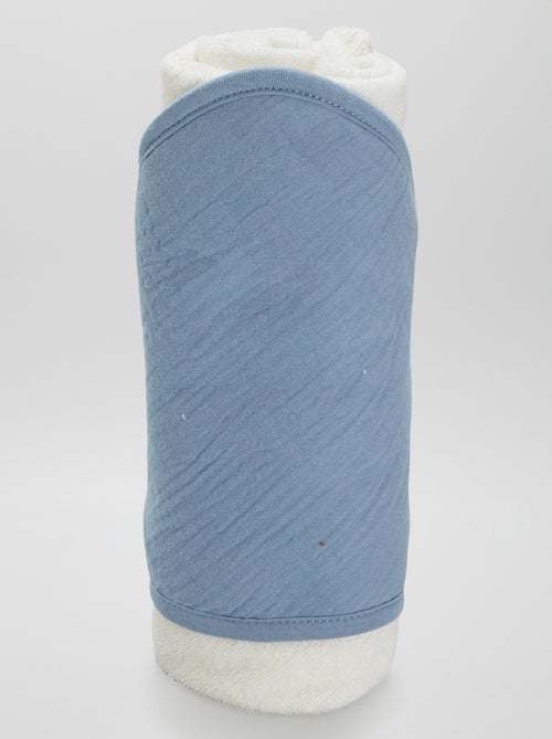 Cape de bain en éponge et gaze de coton - Kiabi