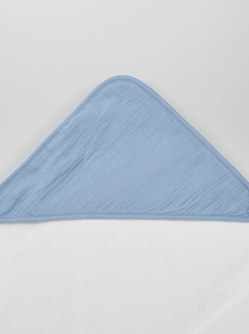 Cape de bain en éponge et gaze de coton - Kiabi
