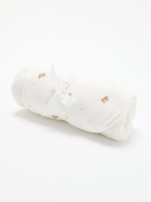 Cape de bain en éponge et jersey - Kiabi Cape de bain en éponge et jersey - Kiabi