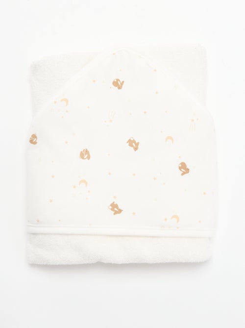 Cape de bain en éponge et jersey - Kiabi Cape de bain en éponge et jersey - Kiabi