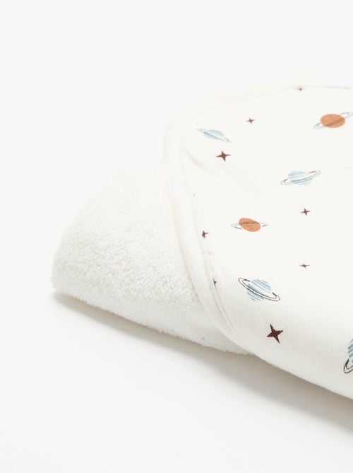 Cape de bain en éponge et jersey - Kiabi Cape de bain en éponge et jersey - Kiabi