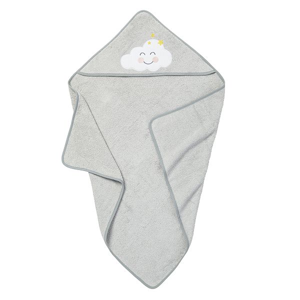 Cape De Bain En Eponge Bebe Fille Gris Kiabi 16 00