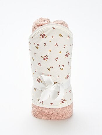 Cape de bain en éponge imprimée - 75 x 75 cm