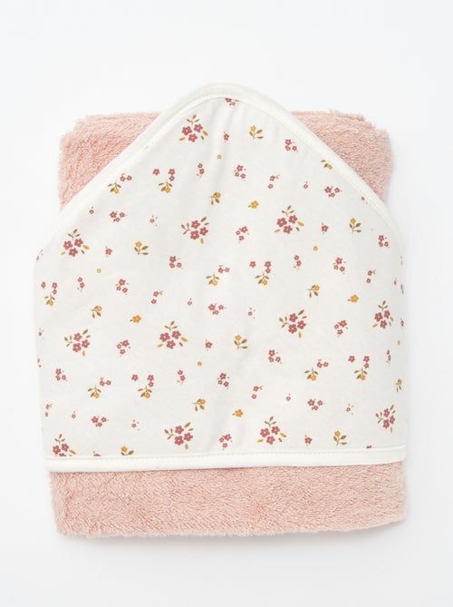 Cape de bain en éponge imprimée - 75 x 75 cm - Kiabi